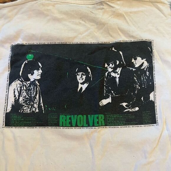Vintage 90s Single Stitch Beatles Revolver Album T Shirt - Picture 6 of 6